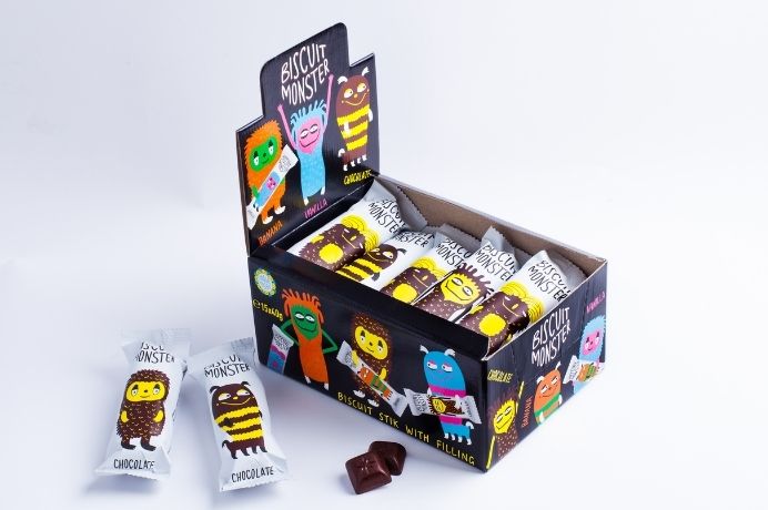 Бісквітні монстри з ароматом шоколаду шоубокс